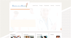 Desktop Screenshot of hospitaldelamujer.org